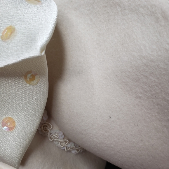 Vintage wool derby cream church hat main image 14